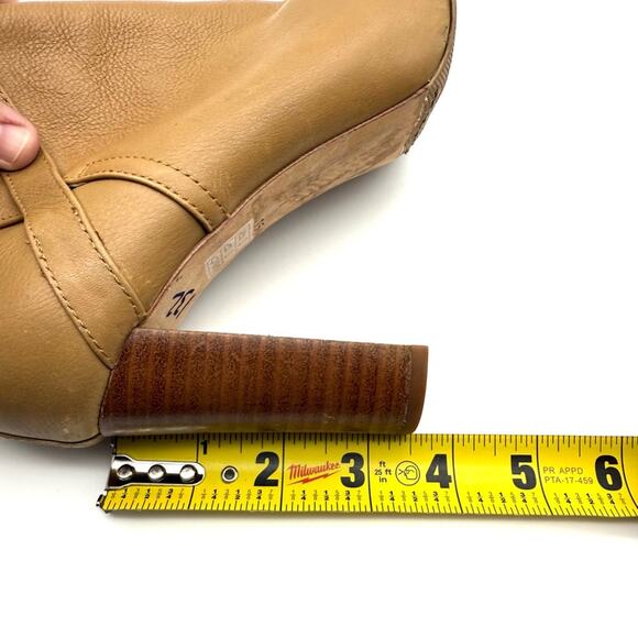 Paige Camille Leather Boot Tan Size 8.5 - Picture 12 of 16